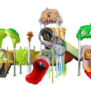 现代儿童滑梯3D模型下载